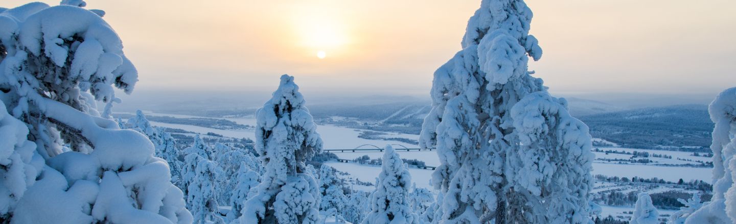 Schneelandschaft in Finnland © Matti Björninen / Aavasaksa