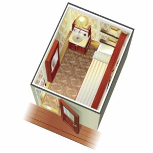 Kabinenskizze Kabinenkategorie B M/S Juno © Göta Kanal Rederi AB