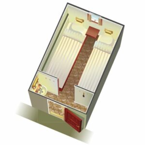 Kabinenkategorie C M/S Diana © Göta Kanal Rederi AB