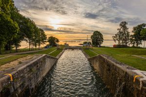 Schleusentreppen von Berg © Göta Kanal Rederi AB