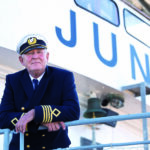 Kapitän auf der MS Juno © Göta Kanal Rederi AB