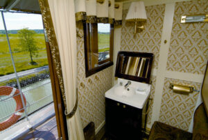 Waschbereich in der Kabine © Göta Kanal Rederi AB