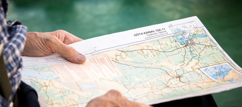 Karte vom Göta Kanal © Göta Kanal Rederi AB
