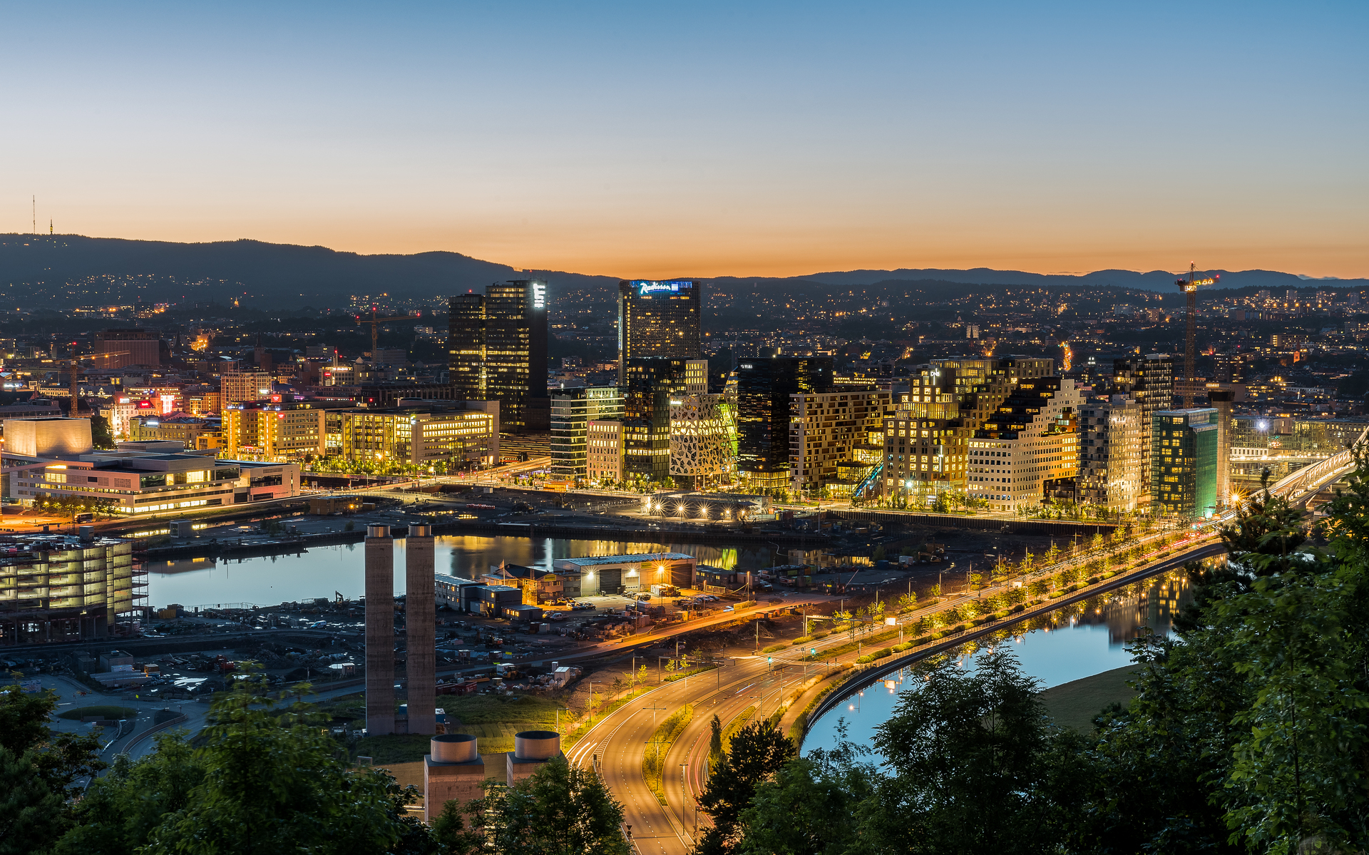 Oslo city center © Saad Butt, Visitnorway.com