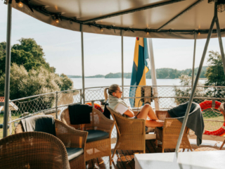 Entspannen auf dem Sonnendeck © Göta Kanal Rederi AB