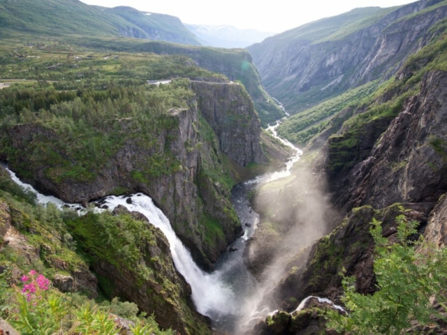 Vøringsfossen Wasserfall in Hardangerfjord © Øyvind Heen – fjords.com