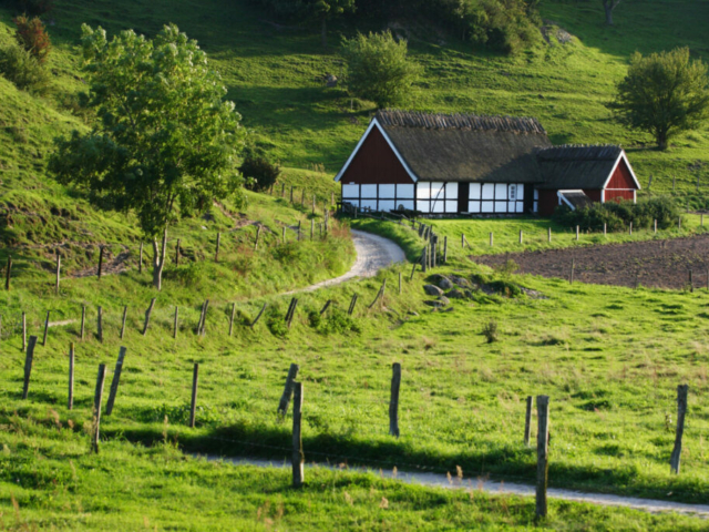 Traditionelles Farmhaus Skåne © Henrik Malmqvist/imagebank.sweden.se