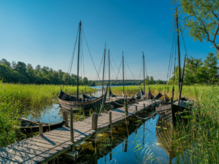 Vikingerstadt Birka © Jann Lipka/imagebank.sweden.se