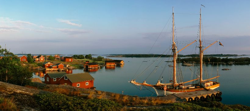 Fischerdorf auf den Åland-Inseln © Visit Åland