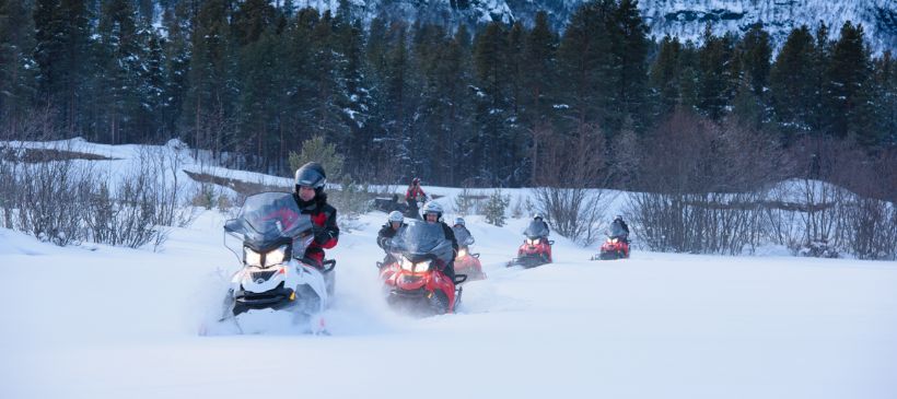 Schneemobiltour © CH - VisitNorway.com
