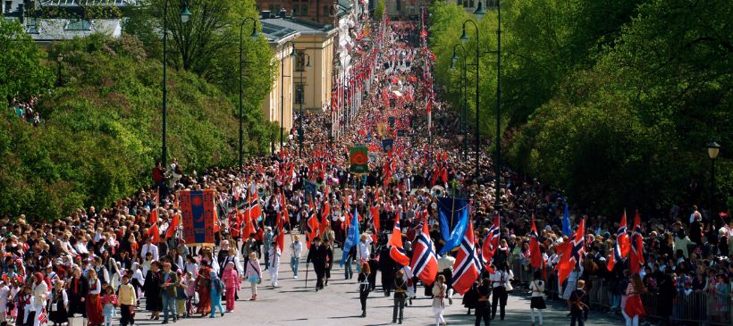 Feier des Nationalfeiertags in Oslo © Nancy Bundt - VisitNorway.com