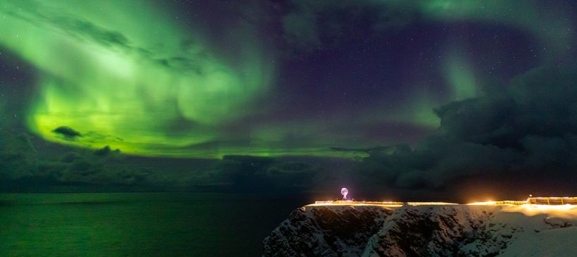 Nordlichter über dem Nordkap © Sven-Erik Knoff - Visit Norway