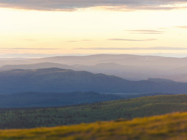 Mitternachtssonne in Schweden © Jonatan Stålhös/imagebank.sweden.se