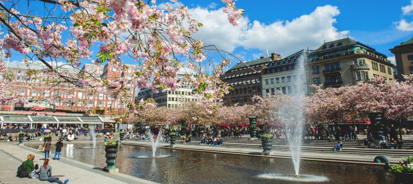 Stockholm im Frühling © Lola Akinmade Åkerström/imagebank.sweden.se 
