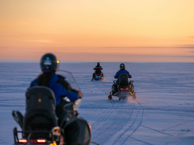 Schneemobilfahrt © Sea Lapland Safaris