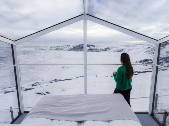 Nordlichtkabine in Ilulissat © Aningaaq R. Carlsen - Visit Greenland