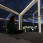 Nordlichter über den Aurora Cabins © Aningaaq R. Carlsen - Visit Greenland